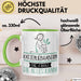 Katzenliebhaberin Geschenk Tasse Becher Die Frau Die Allen Kann Geschenkidee für eine Katzenliebhaberin Lustig Grün Trendation
