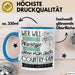 Country-Fan Tasse Geschenk Spruch Wer Will Schon Prinzessin Sein Wenn Man Auch Country-Fan Sein Kann Blau Trendation