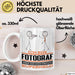 Fotograf Geschenk Tasse Ich Bin Fotograf Aber Sag Doch Einfach Superheld Lustige Geschenkdiee für Fotograf Kaffee-Becher Weiß Trendation