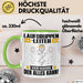 Laufgruppenleiter Tasse Geschenk für Laufgruppenleiter Der Mann Der Alles Kann Geschenkidee zum Geburtstag Grün Trendation