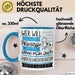 Hundebedarfsverkäuferin Tasse Geschenk Spruch Wer Will Schon Prinzessin Sein Wenn Man Auch Hundebedarfsverkäuferin Sein Kann Blau Trendation