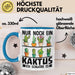 Kaktus-Sammler Tasse Geschenk Nur Noch Ein Kaktus Ich Schwöre Es Blau Trendation
