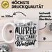 Bayern Tasse Geschenk Lustige Bayrische Sprüche Bayern Dialekt Kaffee-Becher Weiß Trendation
