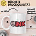 Schweinezüchter Schweine Tier Tasse Becher Geschenk Lustige Geschenkidee Spruch Grunz Weiß Trendation