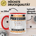 Professor Tasse Geschenk für Professor Geburtstag Lustiger Spruch Kaffee-Becher Was Ist Deine Superkraft Rot Trendation