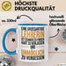 Unterricht Lehrer Wertschätzung Tasse Geschenk Lustige Geschenkidee Spruch Eine Grossartige Lehrerin Ist Schwer Zu Finden Blau Trendation