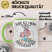 Meerjungfrau Geschenk Tasse Mädchen Das Ist Mein Menschen Kostüm In Echt Bin Ich Eine Meerjungfrau Nixe Geschenkidee Mädels Kaffee-Becher Grün Trendation