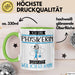 Physikerin Tasse Geschenk Ich Bin Physikerin Warum Weil Ich Es Kann Geschenkidee Geburtstag Grün Trendation