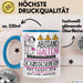 Sounddesignerin Tasse Geschenk Lustig Abstand Halten Hochleistungs-Sounddesignerin Mit Drang Zur Perfektion Bei Der Arbeit Blau Trendation