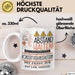 Konzertveranstalterin Tasse Geschenk Lustig Abstand Halten Hochleistungs-Konzertveranstalterin Mit Drang Zur Perfektion Bei Der Arbeit Weiß Trendation