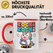 Gamer Gaming Liebhaber Tasse Geschenk Lustige Geschenkidee Spruch Zocki Zocki Rot Trendation