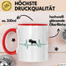 Skandinavischer Elch Tasse Geschenk Lustige Geschenkidee Rot Trendation