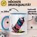 Graffiti Künstler Tasse Geschenkidee für Streetart Fan Blau Trendation