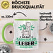 Leser Geschenk Tasse So Gut Kann Nur Ein Leser Aussehen Geschenkidee Kaffee-Becher Grün Trendation