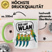 Papageien Garten Vögel Tasse Geschenk Lustige Geschenkidee Spruch Der Hat WLAN Grün Trendation