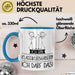 Geschenk für Klassikliebhaberin Tasse Lustige Geschenkidee Geburtstag Ich Bin Klassikliebhaberin Ich Darf Das Blau Trendation