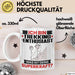 Trekking-Enthusiast Tasse Geschenk für Trekking-Enthusiast Geburtstag Lustiger Spruch Kaffee-Becher Was Ist Deine Superkraft Weiß Trendation