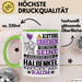 Halbenkel Geschenk Tasse Lustiger Spruch Erheben Sie Sich Der Halbenkel Betritt den Raum Grün Trendation