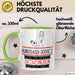 Hundegassi-Service Weil Es Keinen Schöneren Beruf Gibt Tasse Geschenk für Eine Hundegassi-Service Lustig Grün Trendation