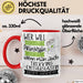 Trekking-Enthusiastin Tasse Geschenk Spruch Wer Will Schon Prinzessin Sein Wenn Man Auch Trekking-Enthusiastin Sein Kann Rot Trendation