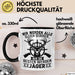 Jäger Tasse Geschenk Wir Werden Alle Gleich Geboren Nur Die Besten Werden Jäger Trendation