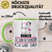 Geschenk für Sounddesignerin Tasse Lustige Geschenkidee Geburtstag Ich Bin Sounddesignerin Ich Darf Das Grün Trendation