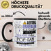 Pop-Fan Tasse Geschenk Lustiger Spruch Bitte Erheben Sie Sich Seine Majestät Die Pop-Fan Betritt Den Raum Schwarz Trendation