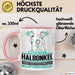 Halbonkel Geschenk Tasse Ich Bin Halbonkel Aber Sag Doch Einfach Superheld Lustige Geschenkdiee für Halbonkel Kaffee-Becher Rosa Trendation