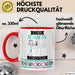 Naturforscherin Tasse Geschenk Becher Stark Attraktiv Furchtlos Naturforscherin Lustige Geschenkidee Rot Trendation