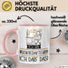 Geschenk für Musikredakteurin Tasse Lustige Geschenkidee Geburtstag Ich Bin Musikredakteurin Ich Darf Das Rosa Trendation