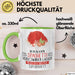 Spaghetti-Liebhaber Tasse Geschenk Ich Kann Spaghetti Verschwinden Lassen Was Ist Deine Superkraft Becher Geschenkidee Spaghetti Kaffee-Becher Grün Trendation