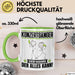 Konzertgänger Tasse Geschenk für Konzertgänger Der Mann Der Alles Kann Geschenkidee zum Geburtstag Grün Trendation