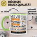 Katzencafégängerin Tasse Geschenk Spruch Wer Will Schon Prinzessin Sein Wenn Man Auch Katzencafégängerin Sein Kann Grün Trendation