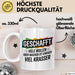 Schüler Abschluss Tasse Geschenk Lustige Geschenkidee Spruch Geschafft Viele Wollen Weiß Trendation