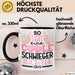 Schwiegertochter Tasse Geschenk Spruch So Sieht Eine Coole Schwiegertochter Aus Becher Schwarz Trendation