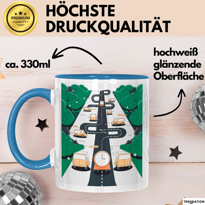 Logistik Manager Tasse Geschenk Lustige Geschenkidee Spruch Für Operations Planer Blau Trendation