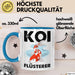 Koi-Fisch Tasse Geschenk Koi Flüsterer Koi Züchter Geschenkidee Becher Blau Trendation