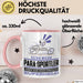 Para-Sportler Geschenk Tasse Ich Bin Para-Sportler Aber Sag Doch Einfach Superheld Lustige Geschenkdiee für Para-Sportler Kaffee-Becher Rosa Trendation