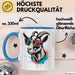 Ziegenbauer Ziegen Tier Sonnenbrille Tasse Geschenk Lustige Geschenkidee Spruch Blau Trendation