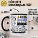 Elektronische Musikproduzentin Tasse Geschenk Lustiger Spruch Bitte Erheben Sie Sich Seine Majestät Die Elektronische Musikproduzentin Betritt Den Raum Schwarz Trendation