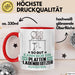 Plattenladenbesitzer Geschenk Tasse So Gut Kann Nur Ein Plattenladenbesitzer Aussehen Geschenkidee Kaffee-Becher Rot Trendation