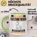 Katzenbetreuer Tasse Geschenk für Katzenbetreuer Geburtstag Lustiger Spruch Kaffee-Becher Was Ist Deine Superkraft Grün Trendation