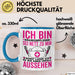 Krankenschwester Pflege Betreuung Tasse Geschenk Lustige Geschenkidee Spruch Ich Bin Krankenpfleger Blau Trendation