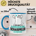 Schauspieler Geschenk Tasse So Gut Kann Nur Ein Schauspieler Aussehen Geschenkidee Kaffee-Becher Blau Trendation