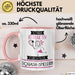 Squash-Spielerin Tasse Geschenk Becher Stark Attraktiv Furchtlos Squash-Spielerin Lustige Geschenkidee Rosa Trendation