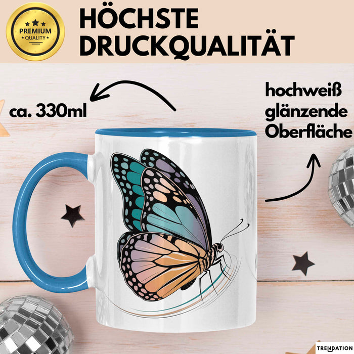 Lebensexperte Tasse Geschenkidee Persönlichkeitsentwickler Blau Trendation