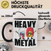 Punk Rock Metal Chemiker Tasse Geschenk Lustiger Spruch Musiker Wissenschaft Schwarz Trendation