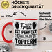 Töpferin Tasse Geschenk Keine Frau Ist Perfekt Aber Die Die Töpfern Sind Verdammt Nah Dran Rot Trendation