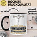 Gewichtheber Geschenk Tasse Ich Bin Gewichtheber Aber Sag Doch Einfach Superheld Lustige Geschenkdiee für Gewichtheber Kaffee-Becher Schwarz Trendation