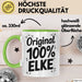 Elke Tasse Geschenk Original 100% Elke Geschenkidee Geburtstag Grün Trendation